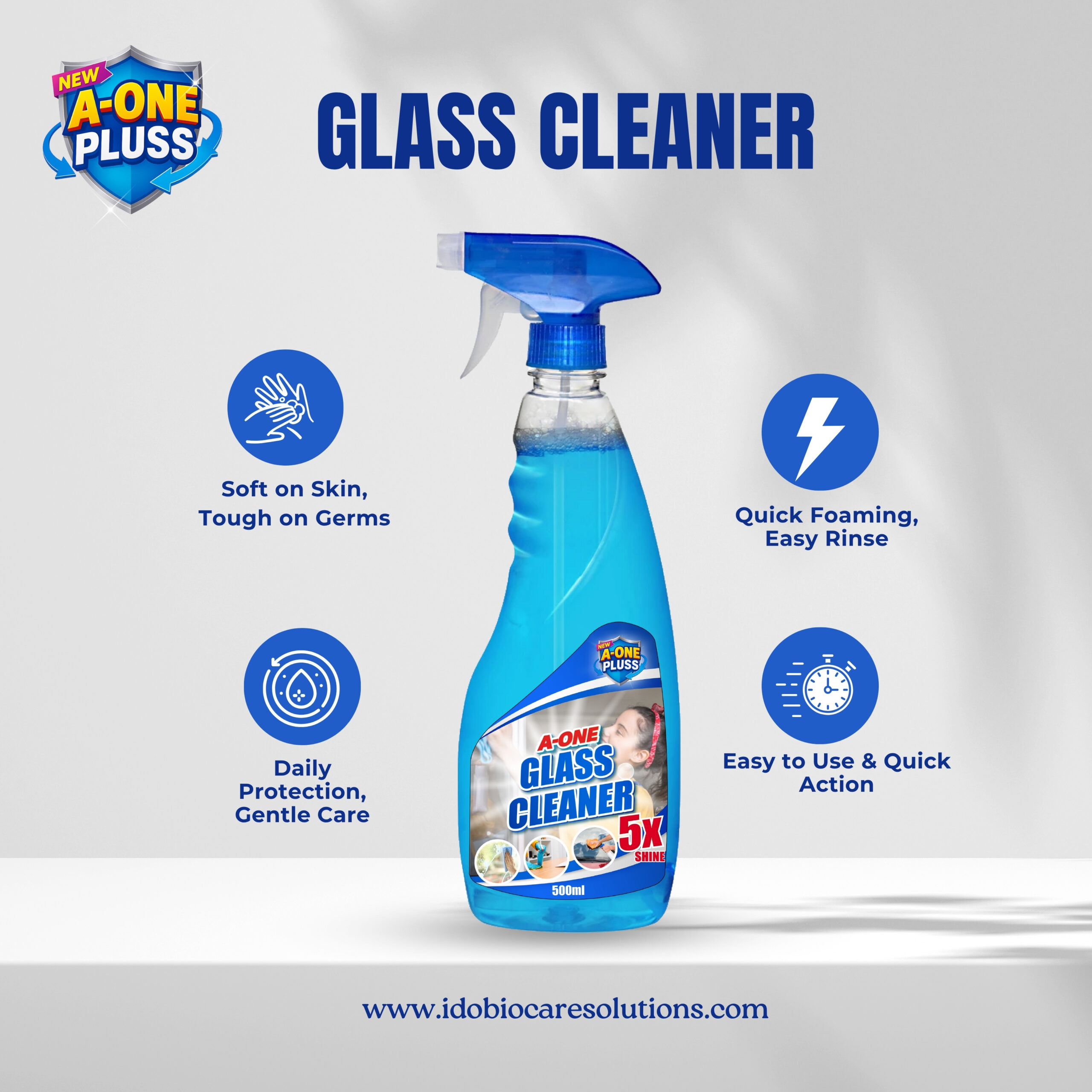 Ido Biocare Solutions - Glass Cleaner